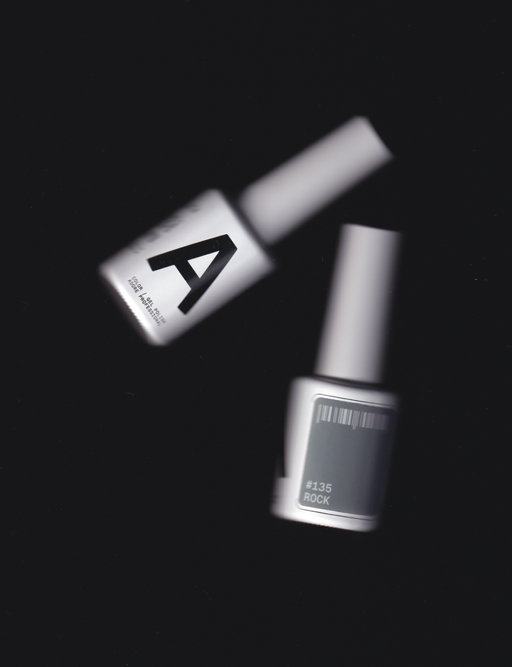 ADORE. Gel Polish, #135, Rock, 12 ml. Гель-лак, сіре каміння #3
