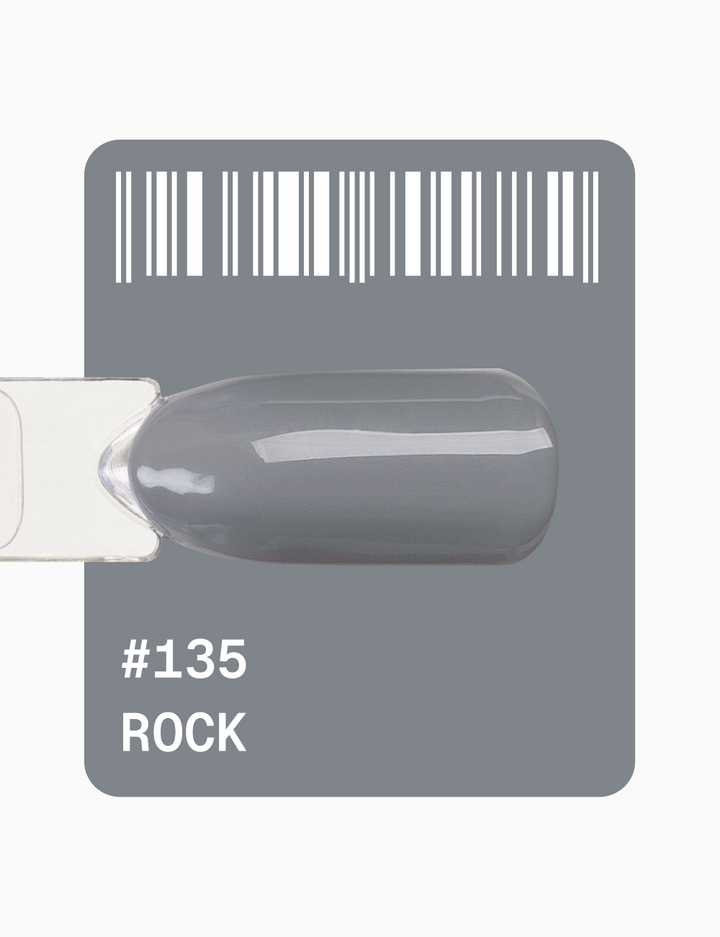 ADORE. Gel Polish, #135, Rock, 12 ml. Гель-лак, сіре каміння #2