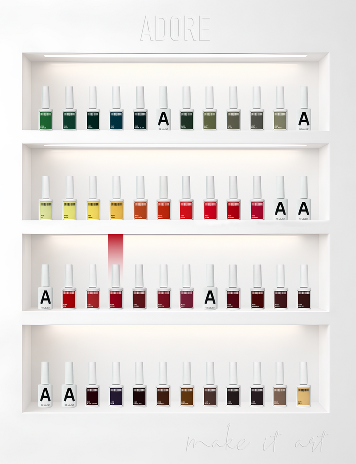 ADORE. Gel Polish, #154, Royal, 12 ml. Гель-лак, колорівський червоний #6