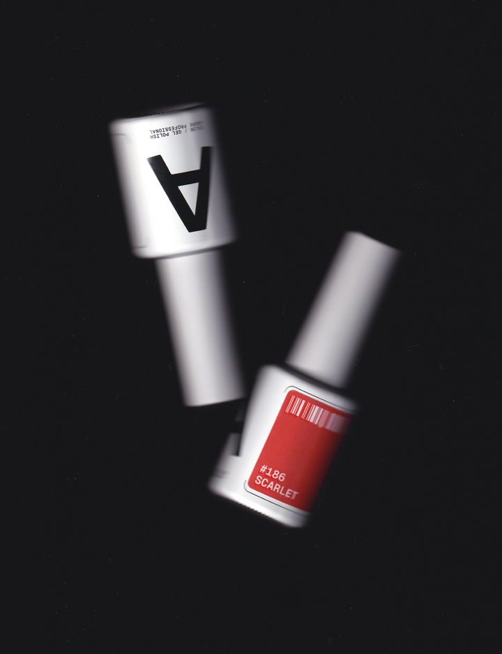 ADORE. Gel Polish, #186, Scarlet, 12 ml. Гель-лак, соковитий червоний #3