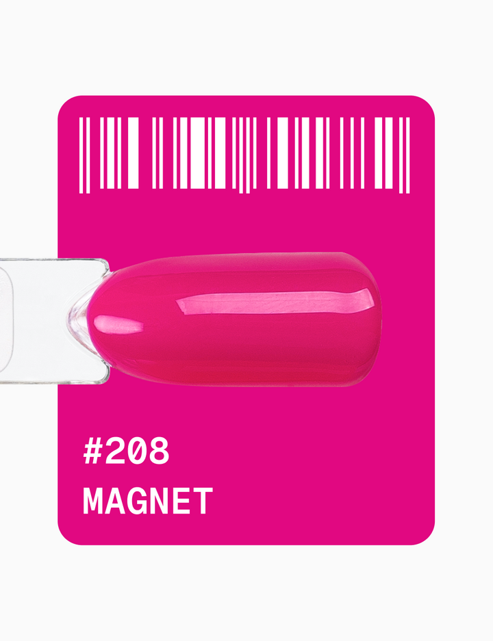 ADORE. Gel Polish, #208, Magnet, 12 ml. Гель-лак, світла маджента #2
