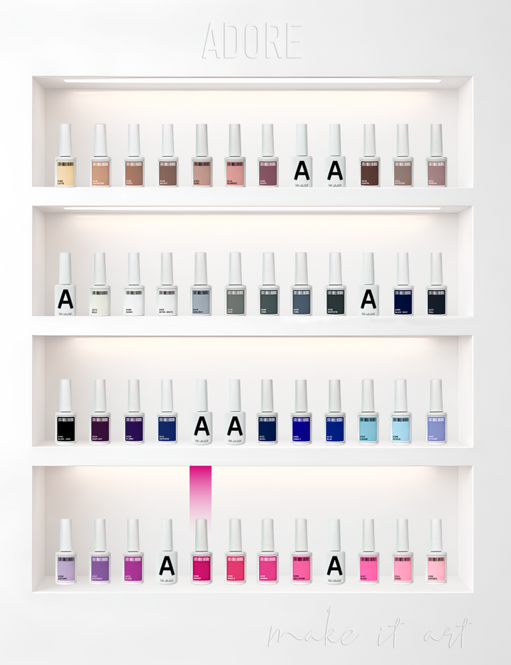 ADORE. Gel Polish, #208, Magnet, 12 ml. Гель-лак, світла маджента #5