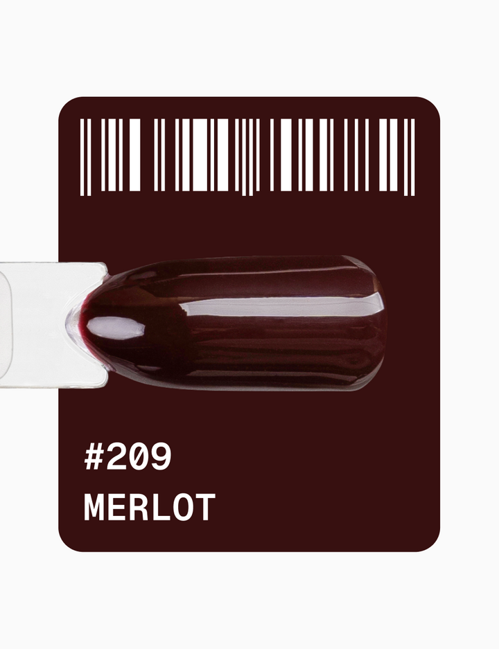ADORE. Gel Polish, #209, Merlot, 12 ml. Гель-лак, глибокий винний #2