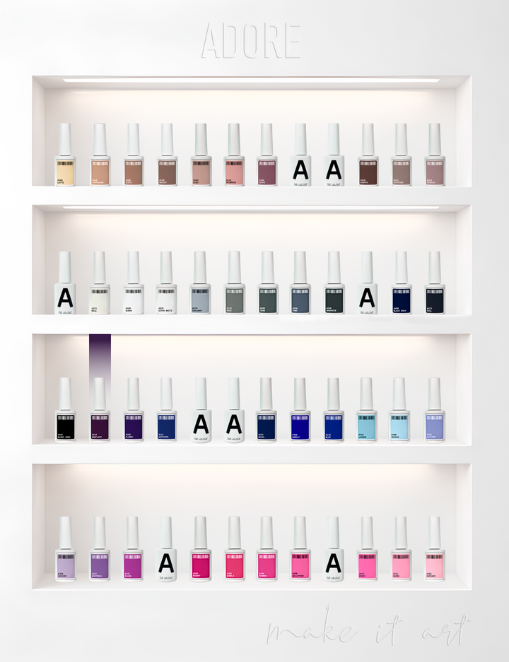 ADORE. Gel Polish, #214, Eggplant, 12 ml. Gel Polish, Aubergine #5