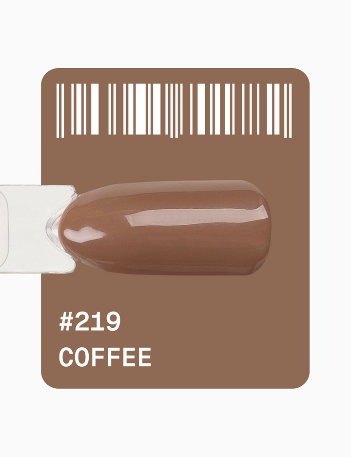 ADORE. Gel Polish, #219, Coffee, 12 ml. Гель-лак, кавовий #2
