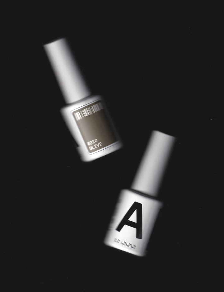 ADORE. Gel Polish, #220, Olive, 12 ml. Гель-лак, оливковий сірий #3