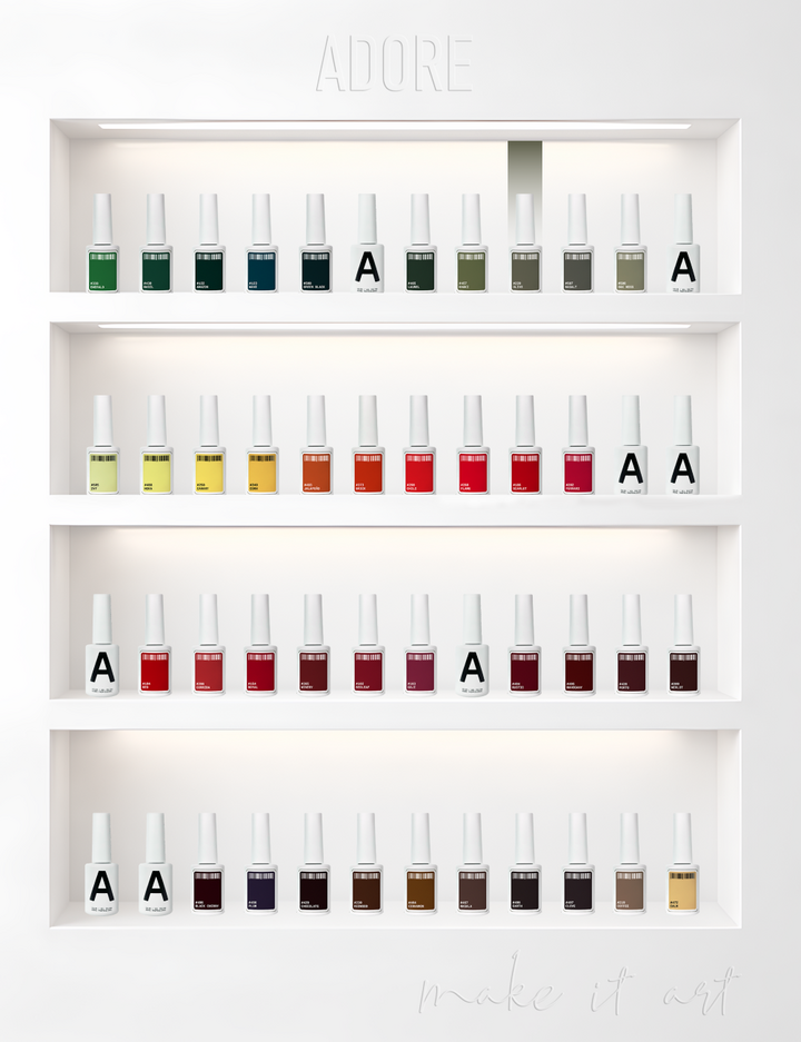 ADORE. Gel Polish, #220, Olive, 12 ml. Гель-лак, оливковий сірий #5