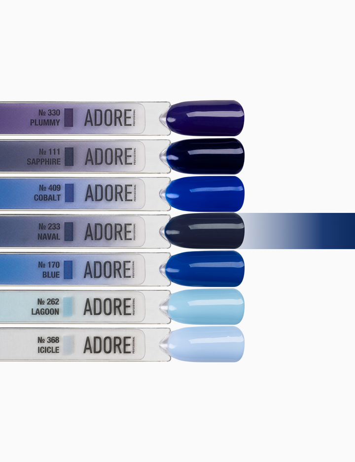 ADORE. Gel Polish, #233, Naval, 12 ml. Gel polish, blu zaffiro #4