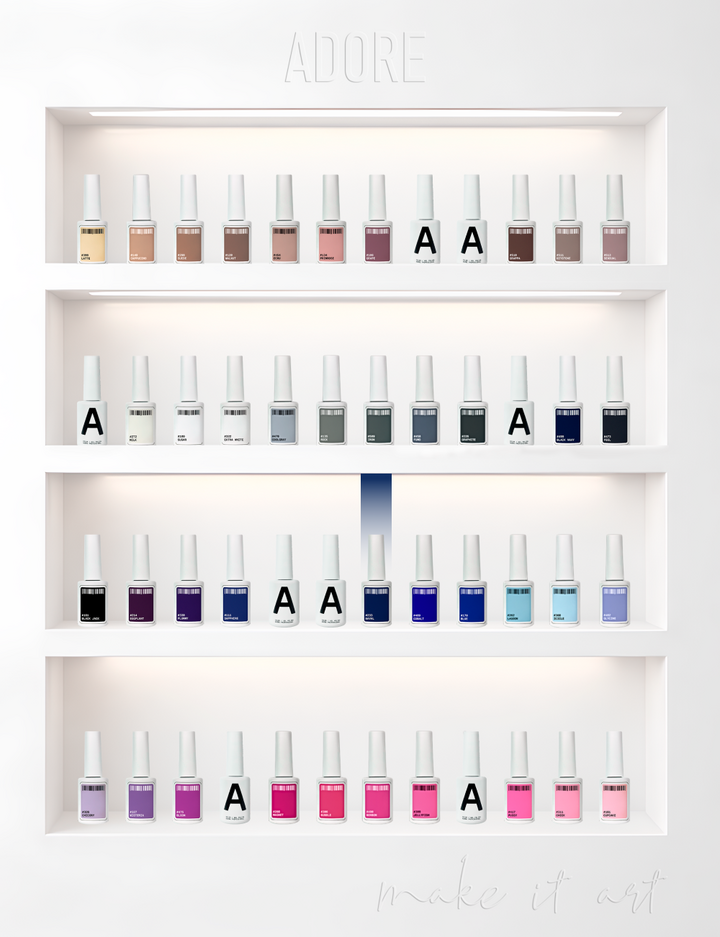 ADORE. Gel Polish, #233, Naval, 12 ml. Gel polish, blu zaffiro #5