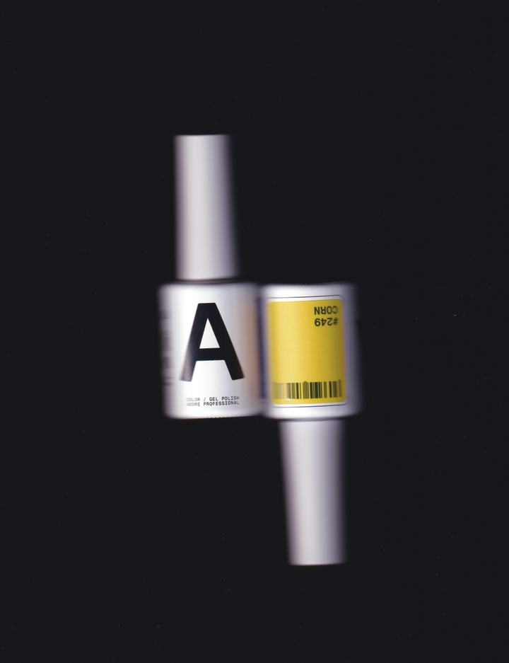 ADORE. Gel Polish, #249, Corn, 12 ml. Gel polish, amarelo verdadeiro #3