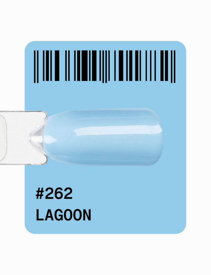 ADORE. Gel Polish, #262, Lagoon, 12 ml. Gel polish, azzurro #2