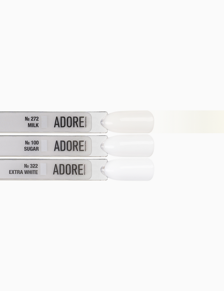 ADORE. Gel Polish, #272, Milk, 12 ml. Гель-лак, ідеальний молочний #4