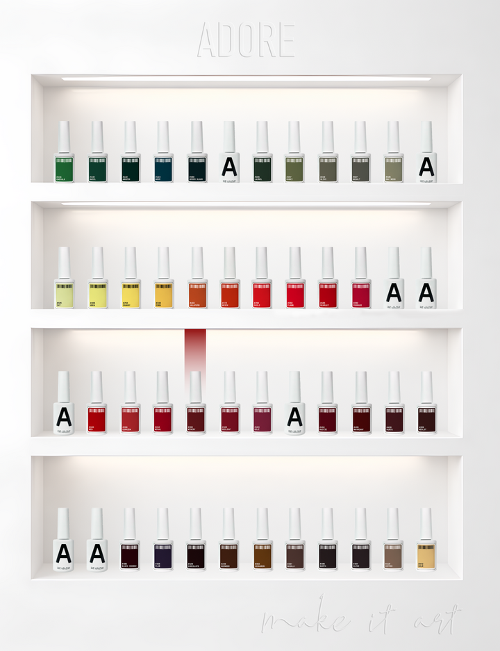 ADORE. Gel Polish, #285, Winery, 12 ml. Гель-лак, червоне вино #5