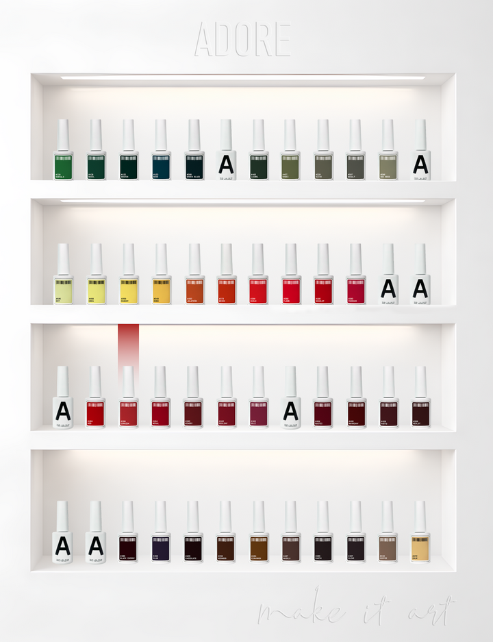 ADORE. Gel Polish, #286, Corrida, 12 ml. Гель-лак, яскраво-червоний #5