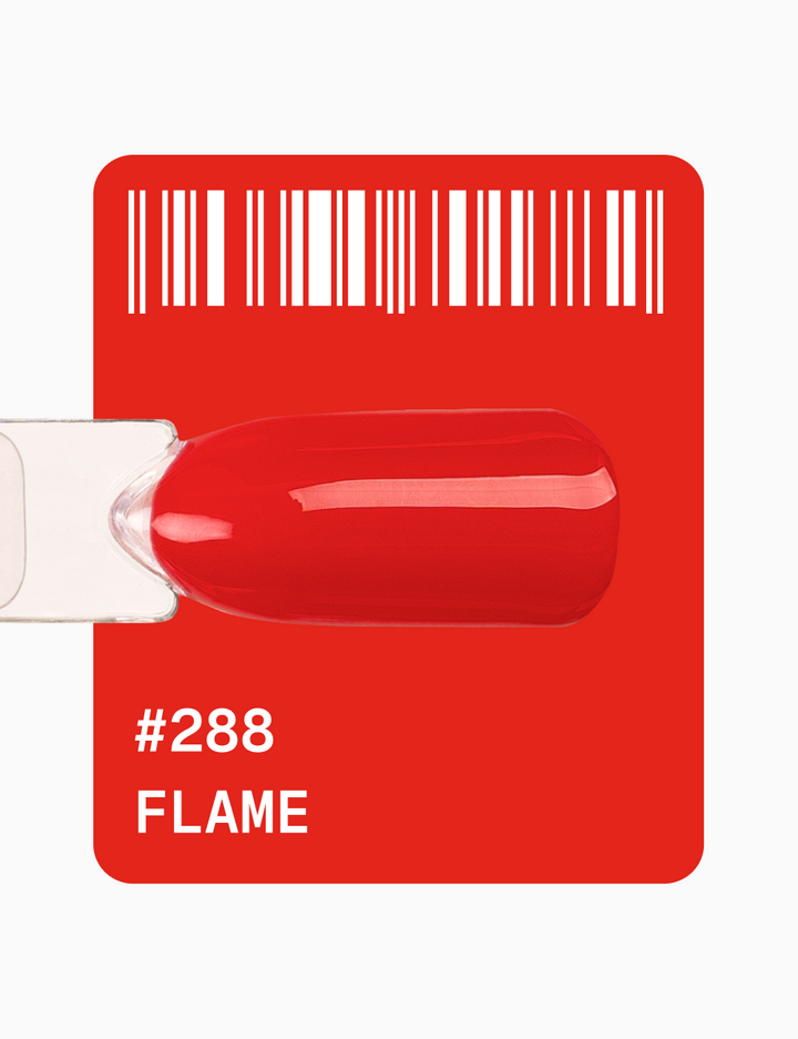 ADORE. Gel Polish, #288, Flame, 12 ml. Гель-лак, вогненно-червоний #2