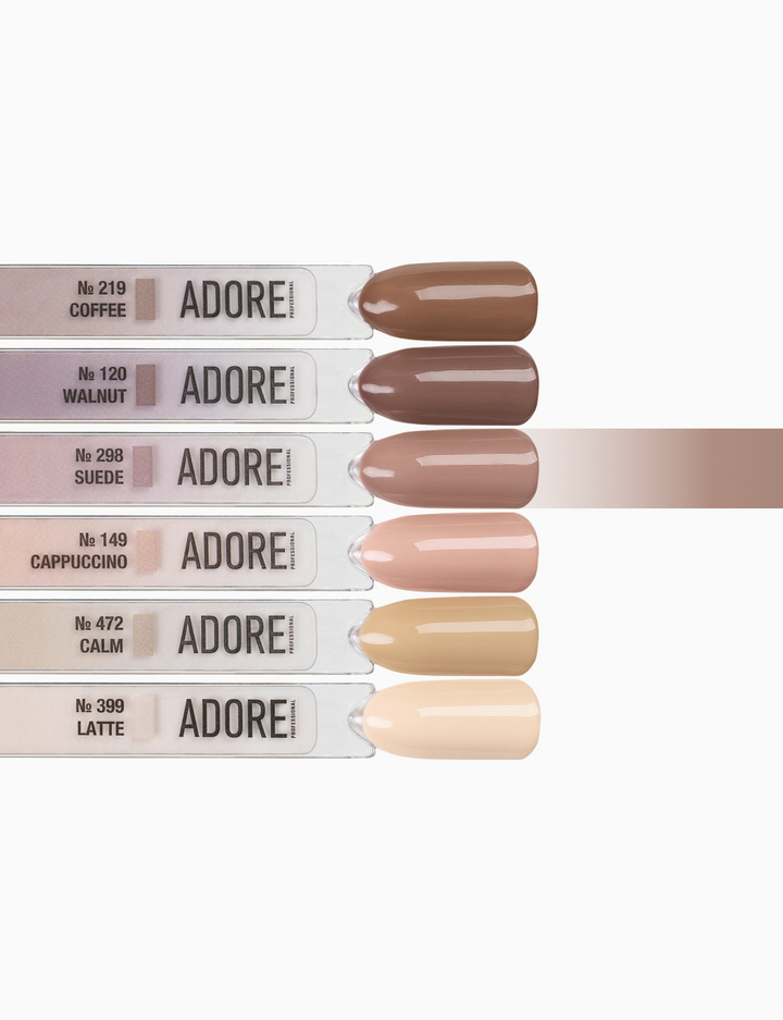 ADORE. Gel Polish, #298, Seude, 12 ml. Гель-лак, благородна замша #4