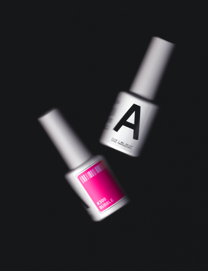 ADORE. Gel Polish, #306, Bubble, 12 ml. Gel polish, malinowa guma #3