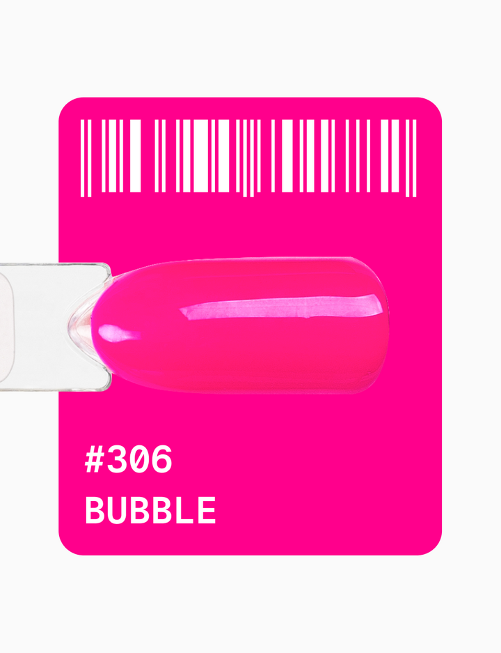 ADORE. Gel Polish, #306, Bubble, 12 ml. Gel polish, malinowa guma #2