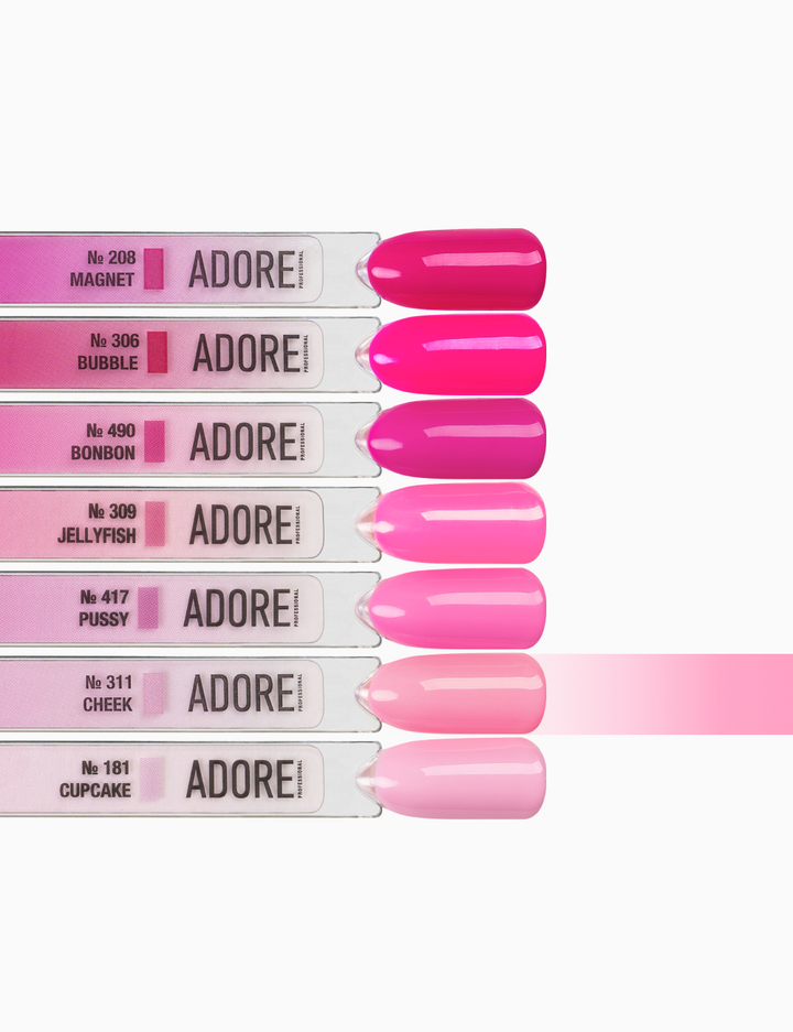 ADORE. Gel Polish, #311, Cheek, 12 ml. Gel Polish, mädchenhaftes Rosa #4