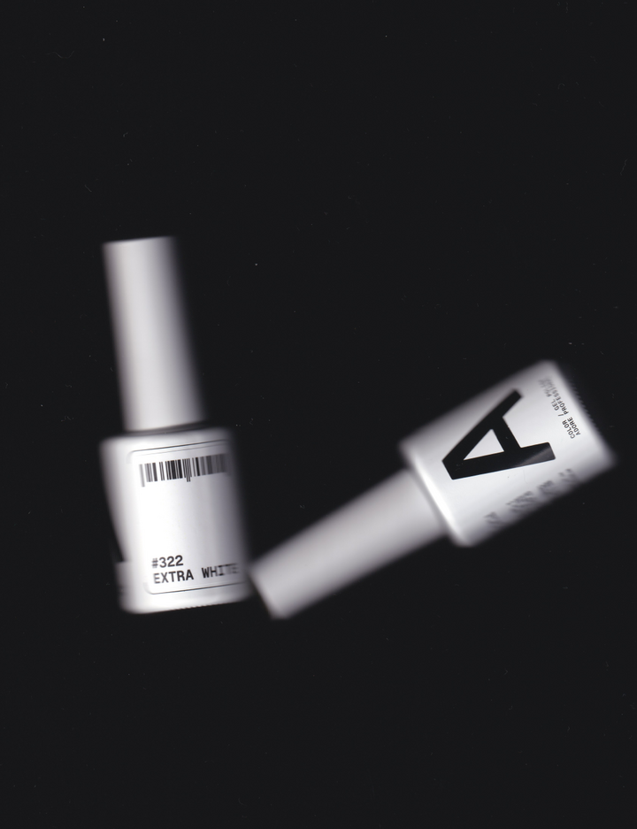 ADORE. Gel Polish, #322, Extra white, 12 ml. Гель-лак, екстра-білий високопігментований #3