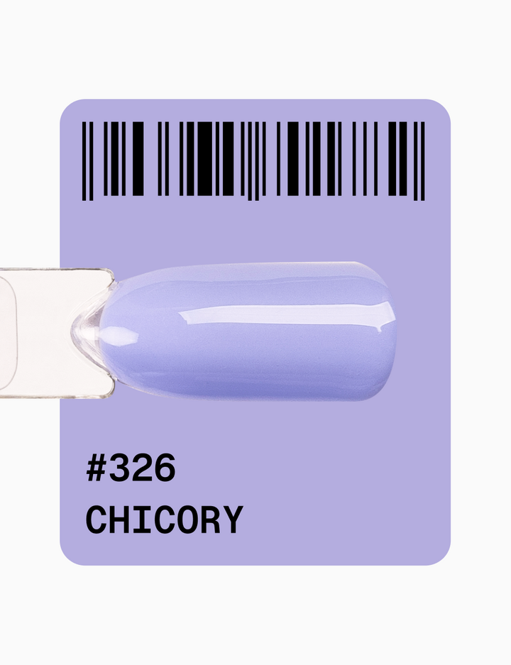 ADORE. Gel Polish, #326, Chicory, 12 ml. Gel Polish, lila mit einem zarten blauen Unterton #2