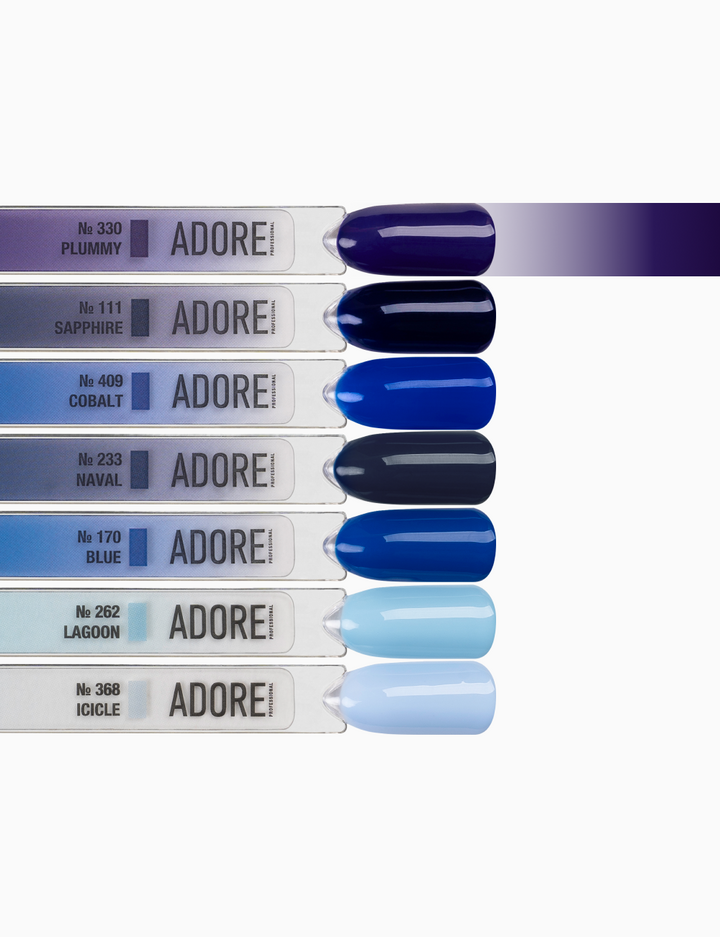 ADORE. Gel Polish, #330, Plummy, 12 ml. Gel polish, azul ameixa #4