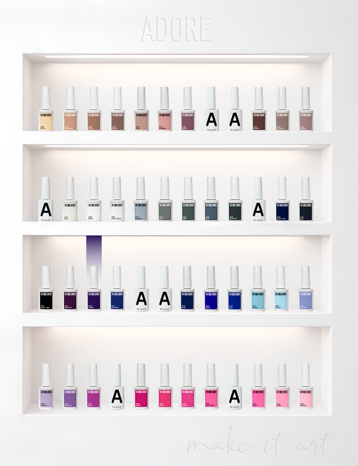 ADORE. Gel Polish, #330, Plummy, 12 ml. Gel polish, azul ameixa #5