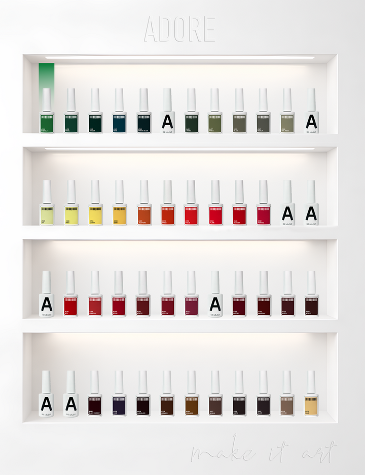 ADORE. Gel Polish, #338, Emerald, 12 ml. Гель-лак, насичений зелений #5