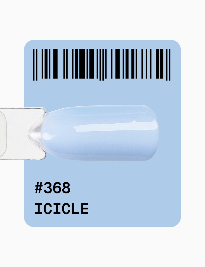 ADORE. Gel Polish, #368, Icicle, 12 ml. Esmalte em gel, azul gelo #2