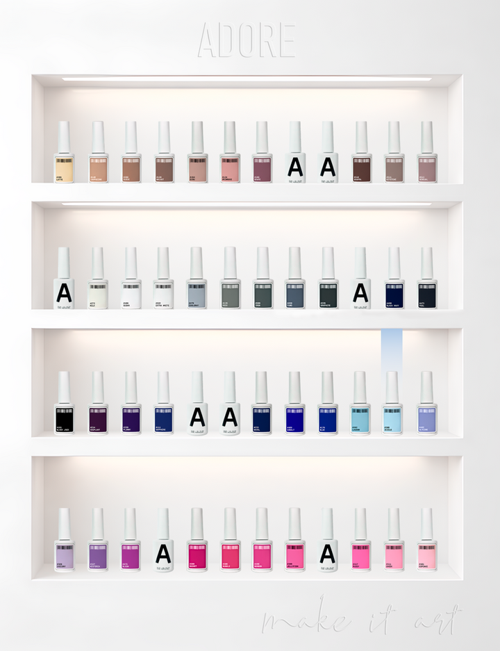 ADORE. Gel Polish, #368, Icicle, 12 ml. Esmalte em gel, azul gelo #5