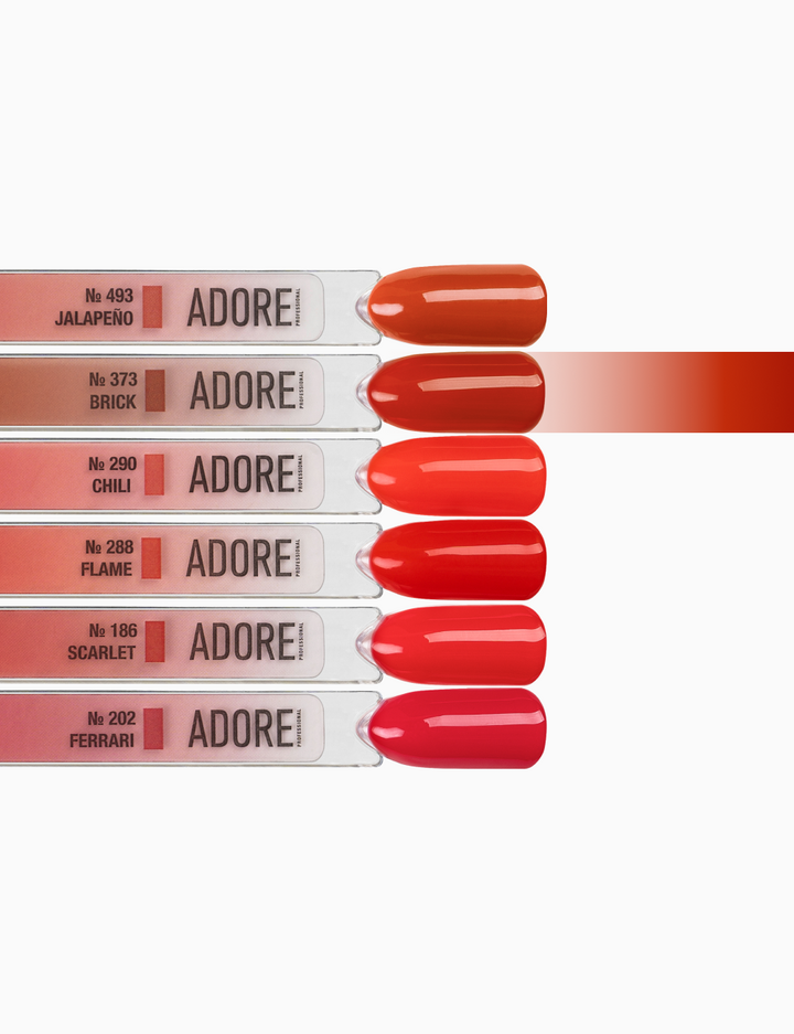 ADORE. Gel Polish, #373, Brick, 12 ml. Гель-лак, теракотово-цегляний #4