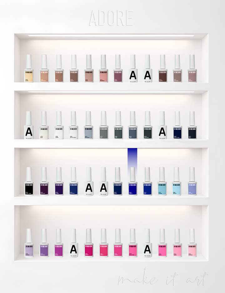 ADORE. Gel Polish, #409, Cobalt, 12 ml. Gel Polish, sattes Blau #5
