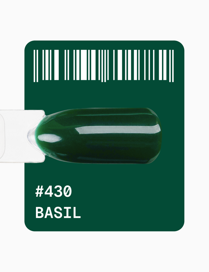 ADORE. Gel Polish, #430, Basil, 12 ml. Гель-лак, холодний темно-зелений #2