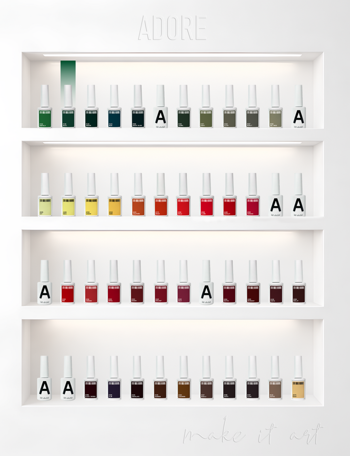 ADORE. Gel Polish, #430, Basil, 12 ml. Гель-лак, холодний темно-зелений #5