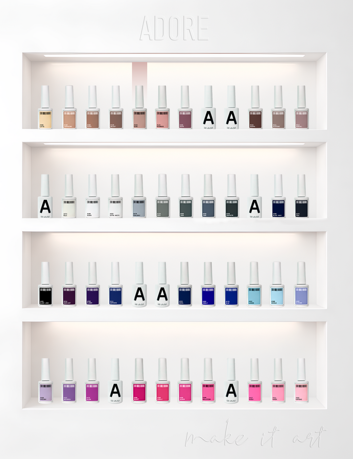 ADORE. Gel Polish, #454, Ecru, 12 ml. Гель-лак, пшеничний бежевий #5