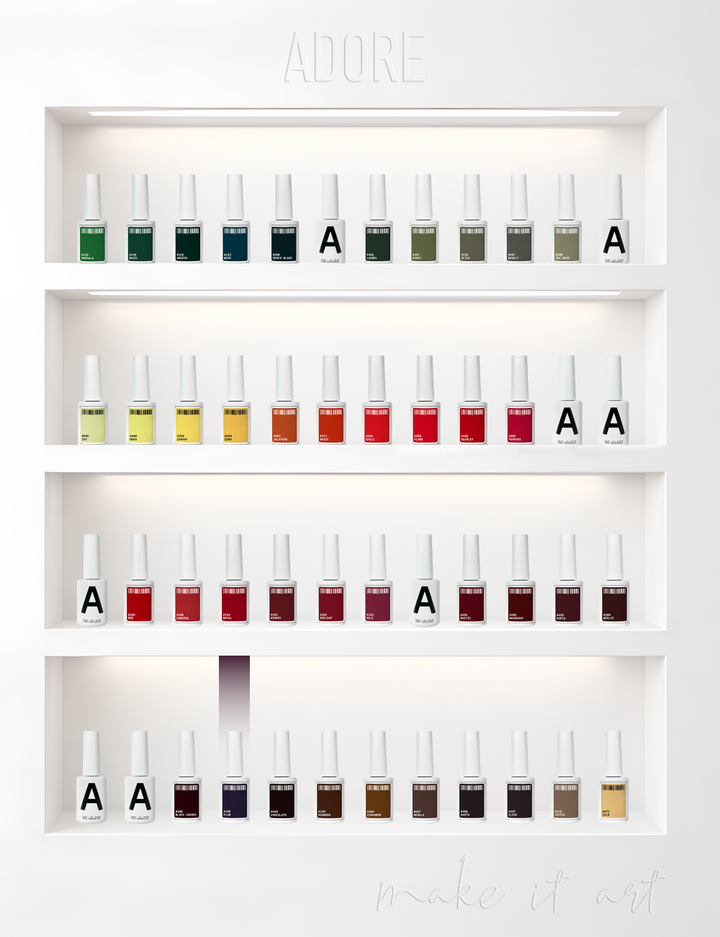 ADORE. Gel Polish, #456, Plum, 12 ml. Gel Polish, tiefes Pflaume #5