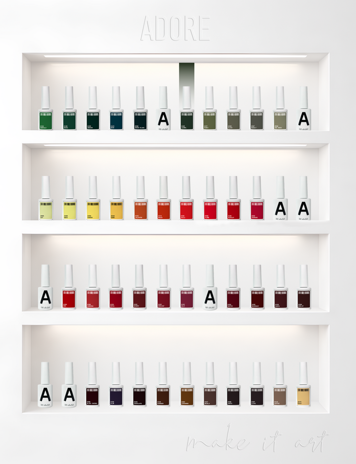 ADORE. Gel Polish, #465, Laurel, 12 ml. Гель-лак, темний оливковий #5