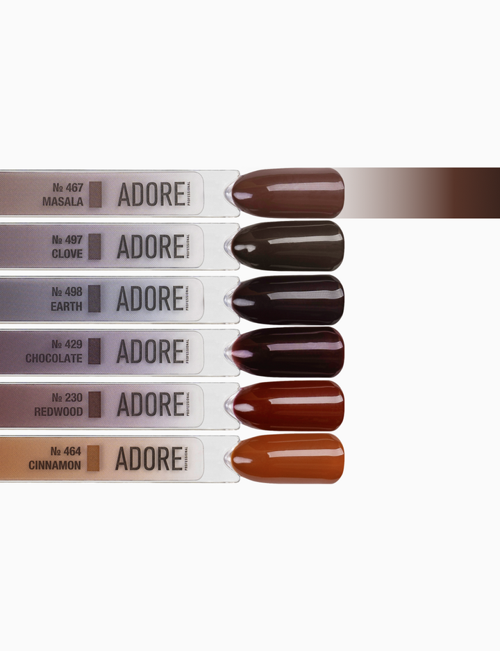 ADORE. Gel Polish, #467, Masala, 12 ml. Гель-лак, кава з молоком #4