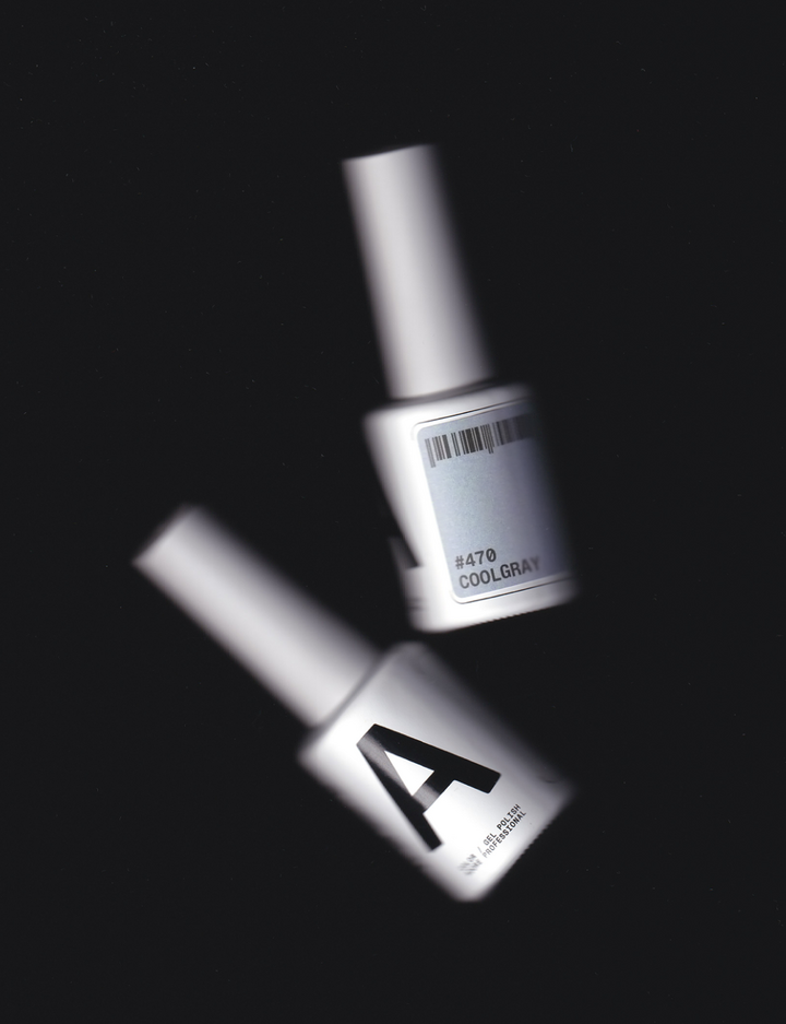 ADORE. Gel Polish, #470, Coolgray, 12 ml. Гель-лак, бездоганний сірий #3
