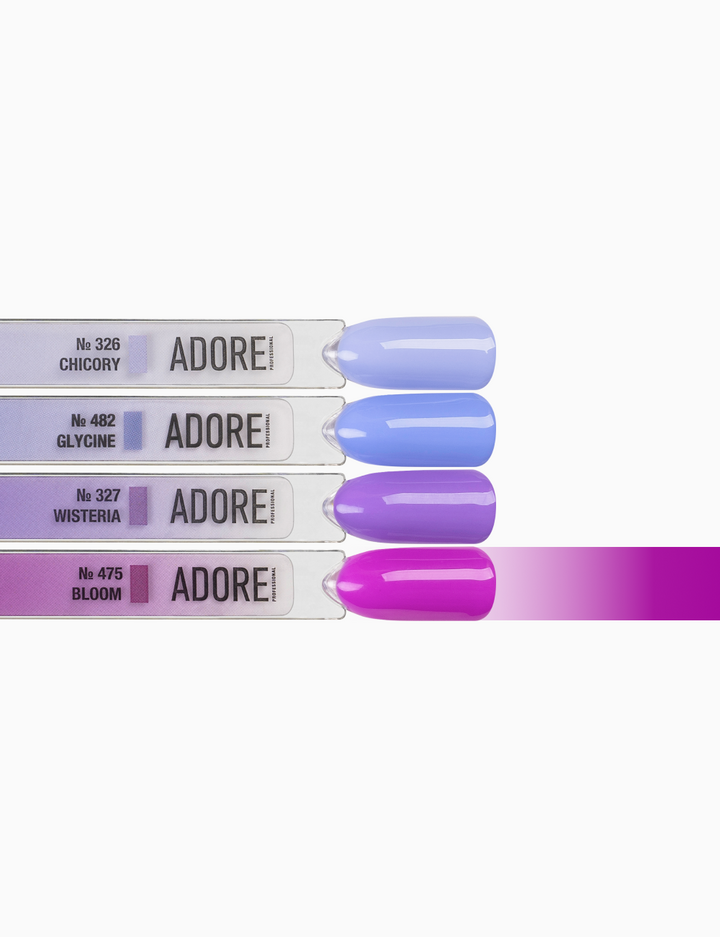ADORE. Gel Polish, #475, Bloom, 12 ml. Гель-лак, яскрава фуксія #4