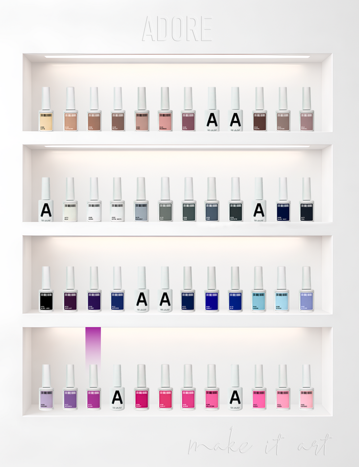 ADORE. Gel Polish, #475, Bloom, 12 ml. Гель-лак, яскрава фуксія #5