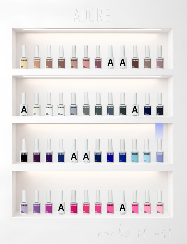 ADORE. Gel Polish, #482, Glycine, 12 ml. Gel-Lack, aufgehelltes Violett #5