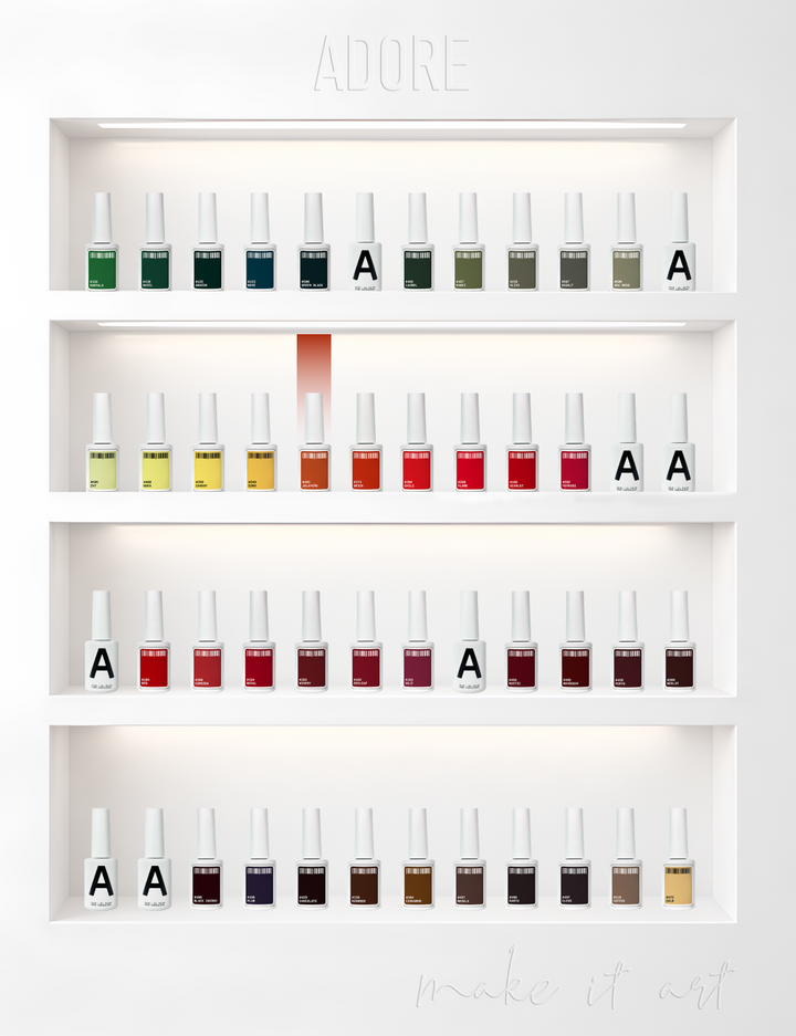 ADORE. Gel Polish, #493, Jalapeño, 12 ml. Гель-лак, цегляно-червоний #5