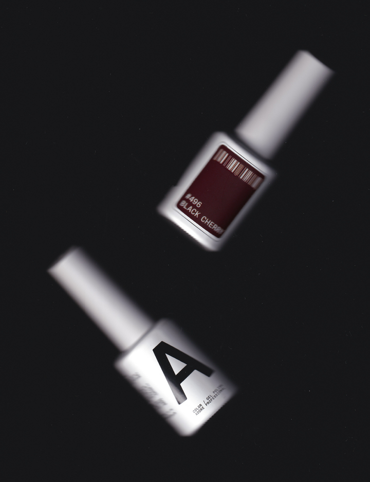 ADORE. Gel Polish, #496, Black cherry, 12 ml. Гель-лак, темно-вишневий #3