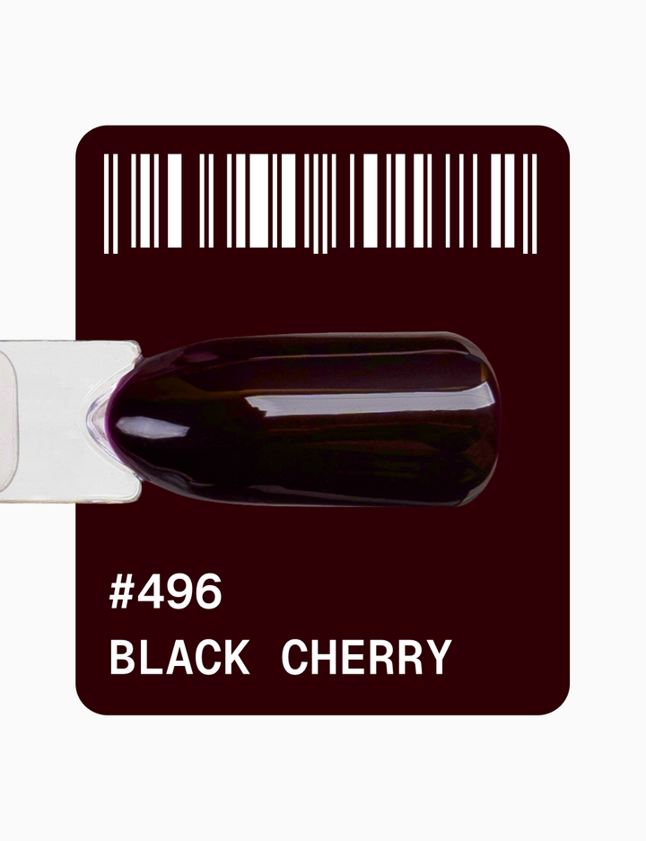 ADORE. Gel Polish, #496, Black cherry, 12 ml. Гель-лак, темно-вишневий #2