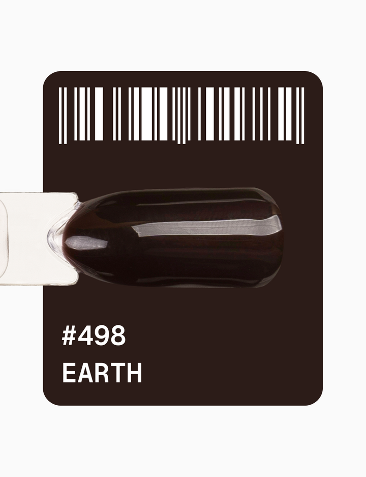 ADORE. Gel Polish, #498, Earth, 12 ml. Гель-лак, темно-коричневий #2
