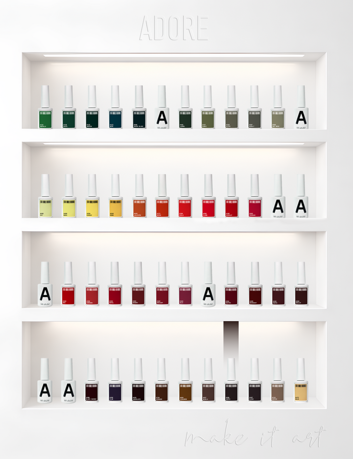 ADORE. Gel Polish, #498, Earth, 12 ml. Гель-лак, темно-коричневий #5