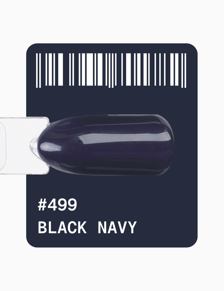 ADORE. Gel Polish, #499, Black navy, 12 ml. Gel Polish, blauschwarz #2