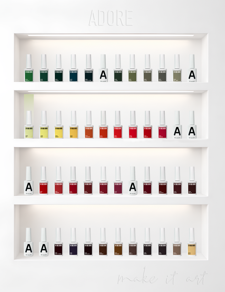 ADORE. Gel Polish, #505, Ivy, 12 ml. Гель-лак, світло-оливковий #5