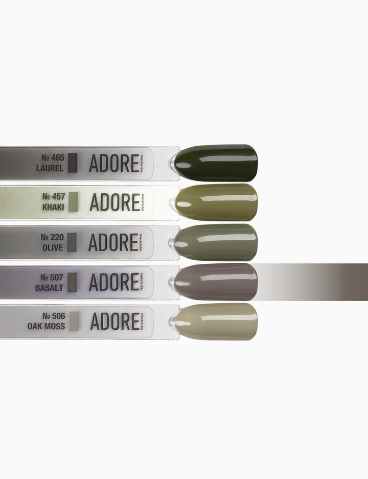 ADORE. Gel Polish, #507, Basalt, 12 ml. Гель-лак, курний сірий #4
